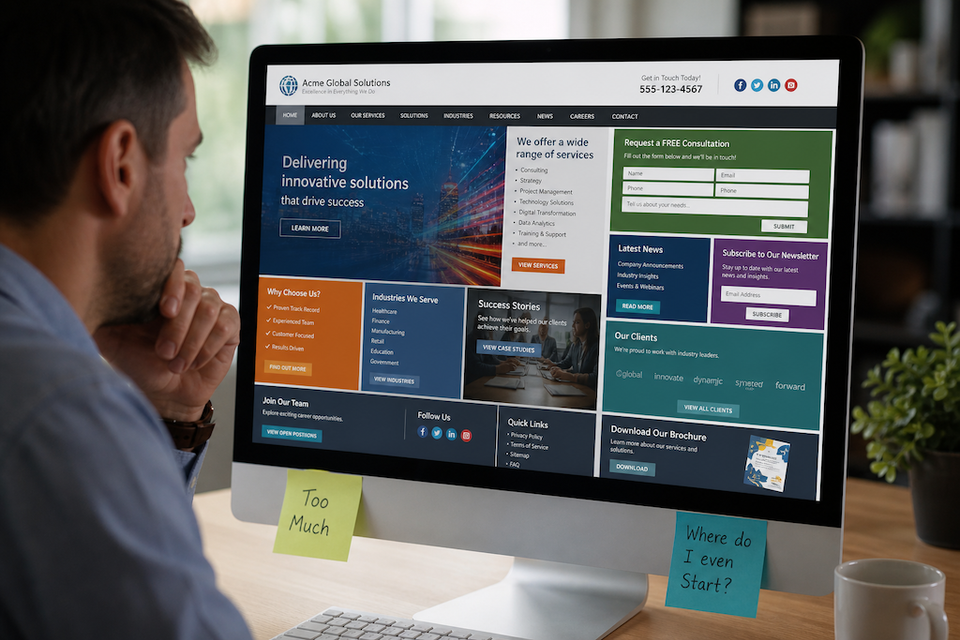 Don’t waste money making a confused website look prettier