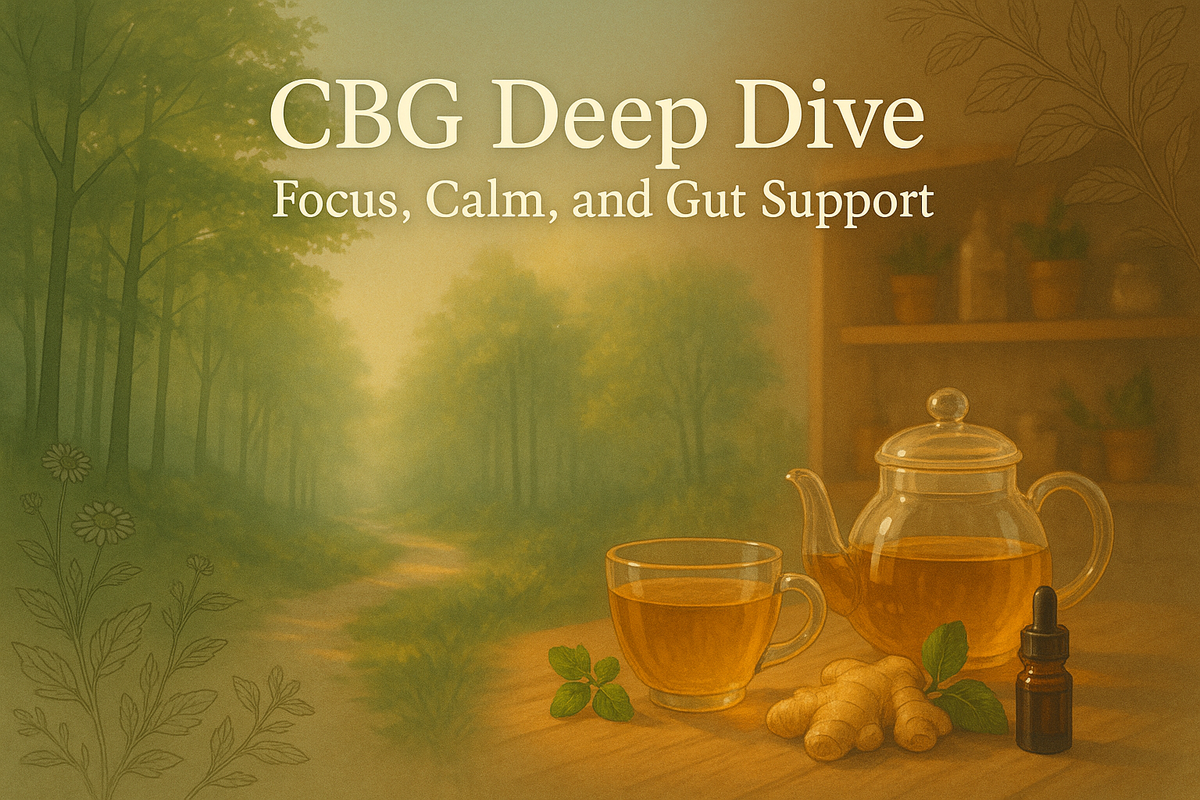 CBG Deep Dive: Focus, Calm, and Gut Support