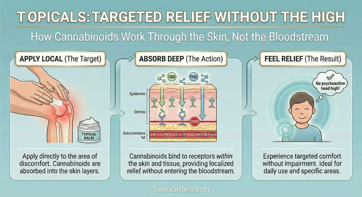 Topicals: Targeted Relief Without the High