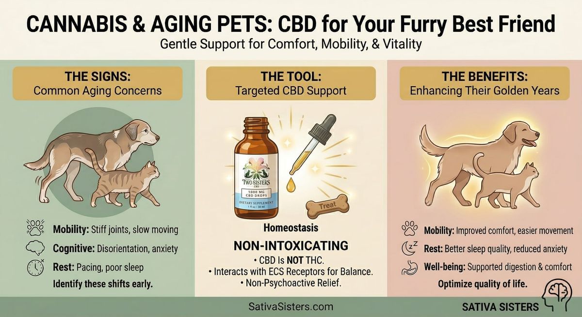 Cannabis & Aging Pets: CBD for Your Furry Best Friend