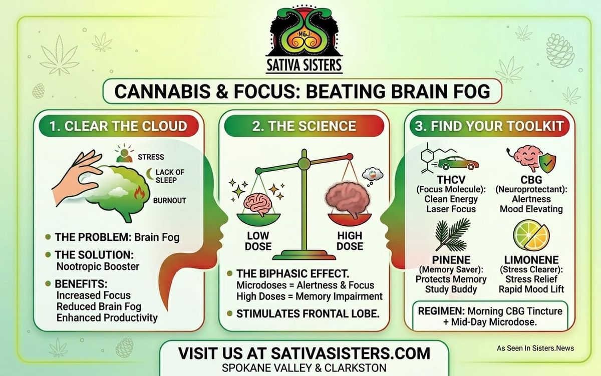 Cannabis & Focus: Beating Brain Fog
