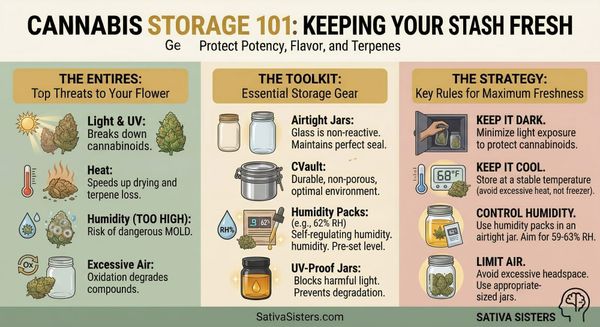 Cannabis Storage 101: Keeping Your Stash Fresh