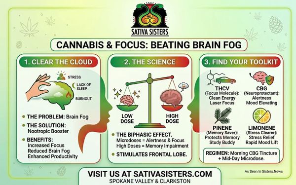 Cannabis & Focus: Beating Brain Fog