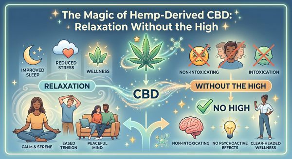 The Magic of Hemp-Derived CBD: Relaxation Without the High