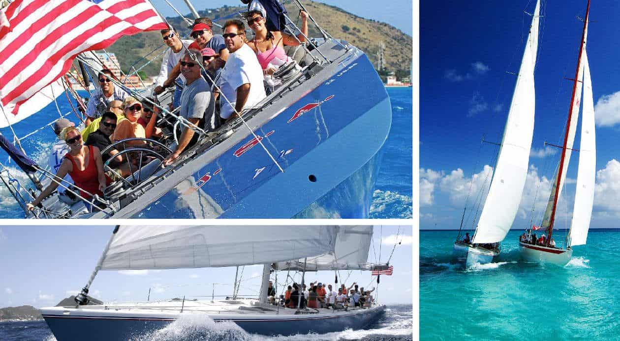12 Metre Regatta St Maarten uses authentic racing yachts