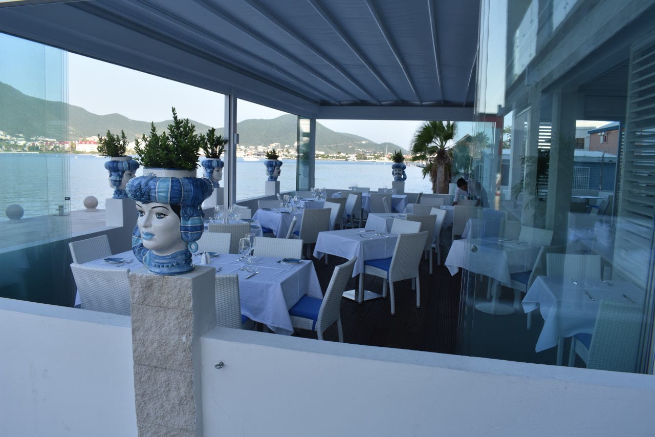 Simpson Bay Lagoon fine dining