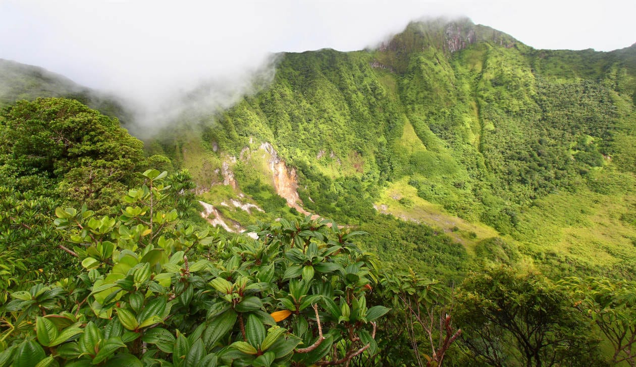 st kitts mount liamuiga 