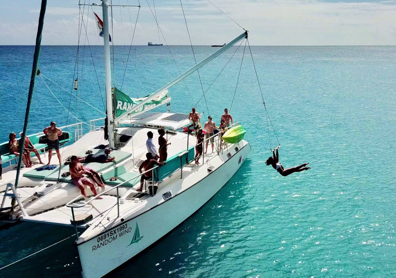 Tarzan Swing at Random Wind St Maarten