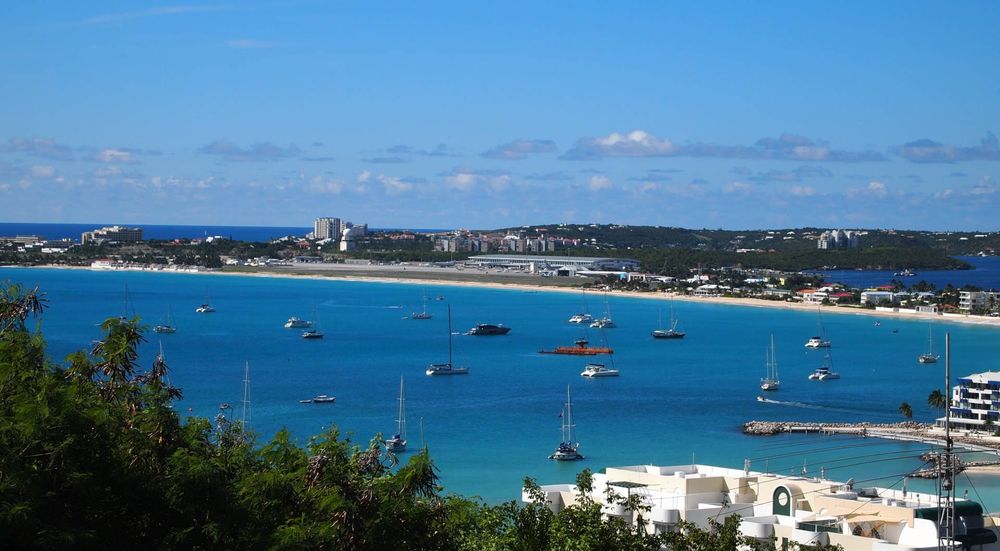 simpson bay beach is the entertainment center of st maarten
