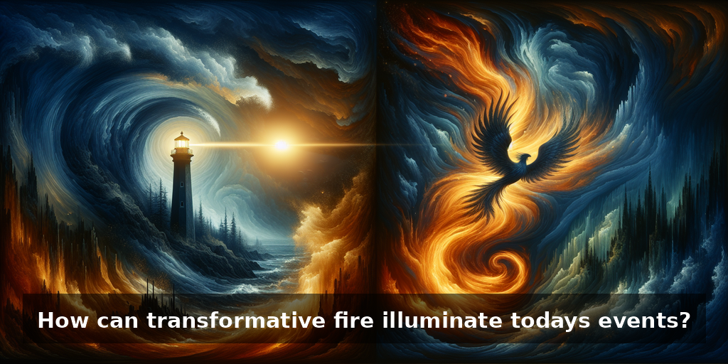 "Nine Purple Fire: Illuminating Global Tensions & Transformation"