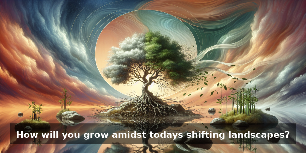 "Cosmic Growth: Resilience in Economic and Geopolitical Storms"