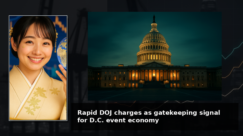 Rapid DOJ charges as gatekeeping signal for D.C. event economy