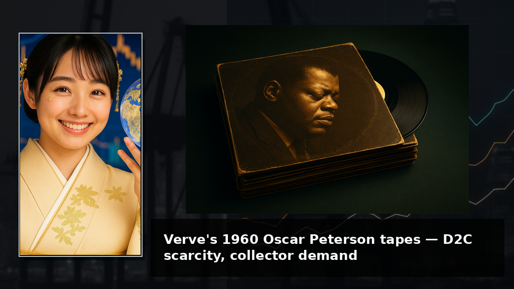 Verve's 1960 Oscar Peterson tapes — D2C scarcity, collector demand