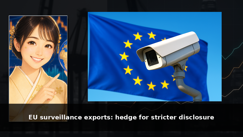 EU surveillance exports: hedge for stricter disclosure