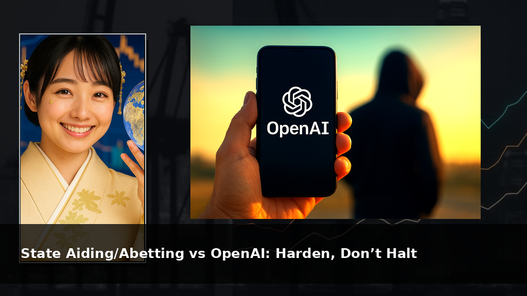 State Aiding/Abetting vs OpenAI: Harden, Don’t Halt