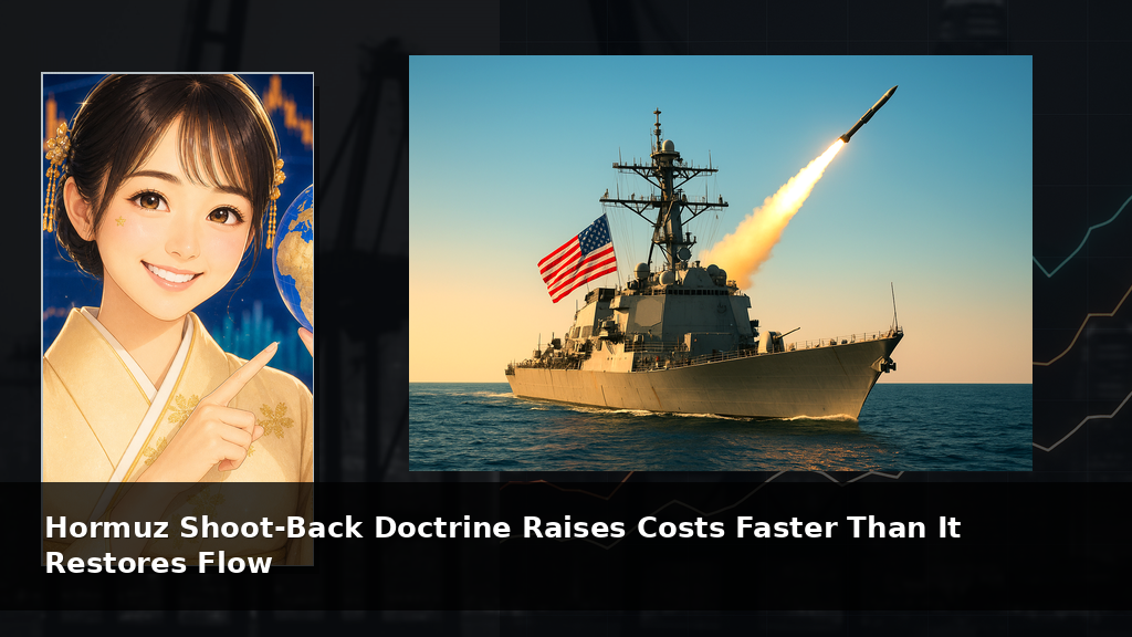 Hormuz Shoot‑Back Doctrine Raises Costs Faster Than It Restores Flow