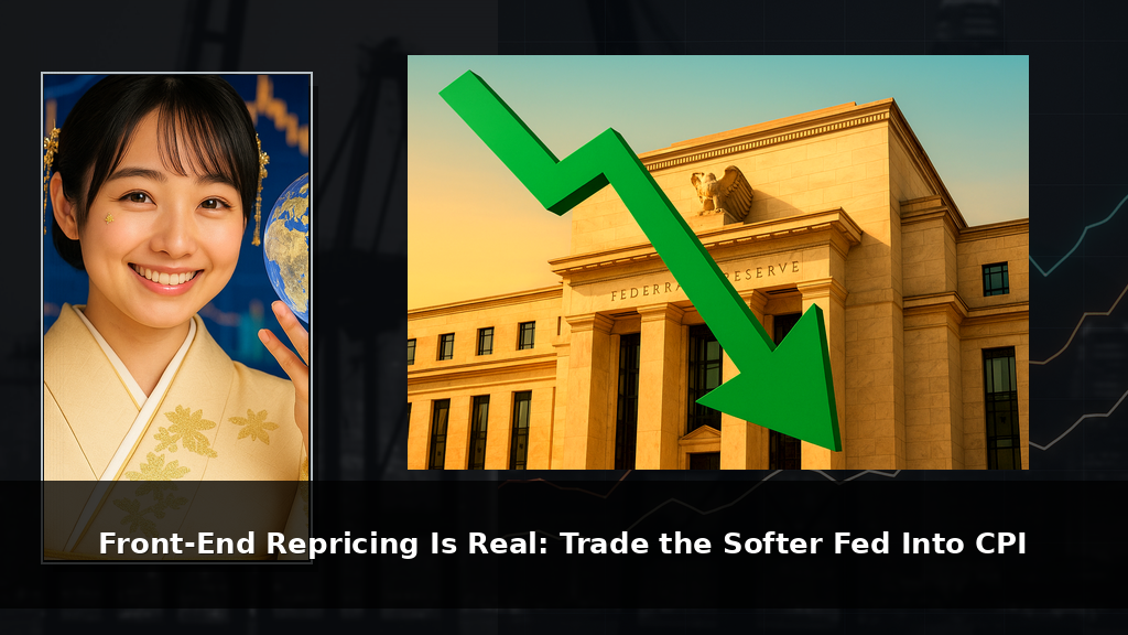 Front‑End Repricing Is Real: Trade the Softer Fed Into CPI