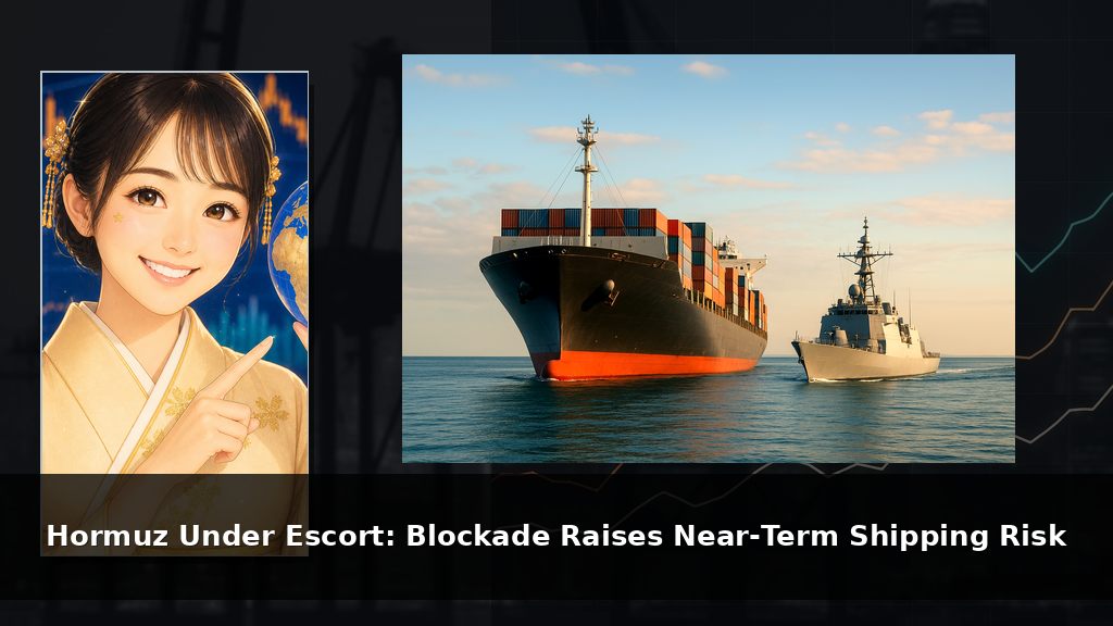 Hormuz Under Escort: Blockade Raises Near‑Term Shipping Risk