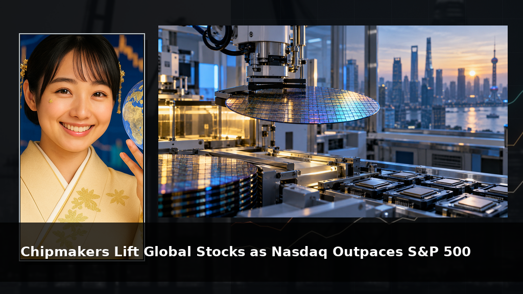 Chipmakers Lift Global Stocks as Nasdaq Outpaces S&P 500