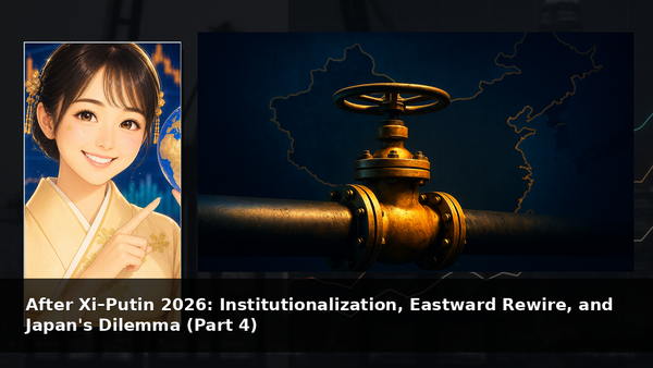 After Xi–Putin 2026: Institutionalization, Eastward Rewire, and Japan's Dilemma (Part 4)
