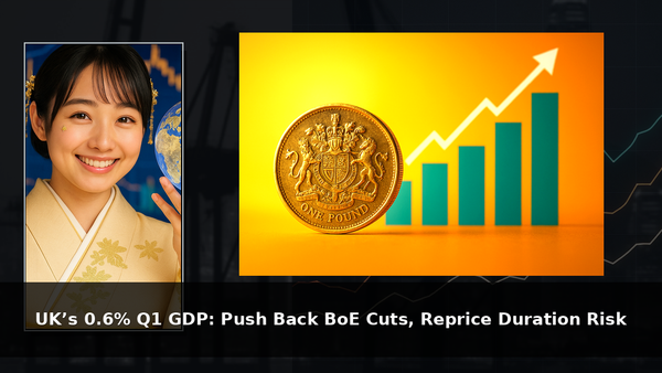 UK’s 0.6% Q1 GDP: Push Back BoE Cuts, Reprice Duration Risk