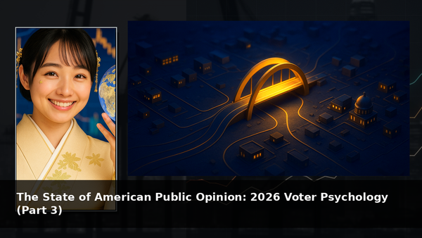 アメリカ世論の現在地：2026年の有権者心理（第3回）