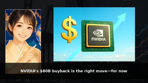 NVIDIAの800億ドル自社株買いは「いま」は正解だ