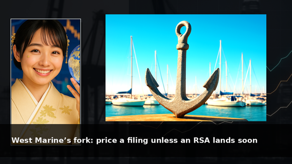 West Marine’s fork: price a filing unless an RSA lands soon