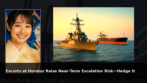 Escorts at Hormuz Raise Near‑Term Escalation Risk—Hedge It