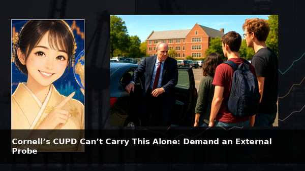 Cornell’s CUPD Can’t Carry This Alone: Demand an External Probe