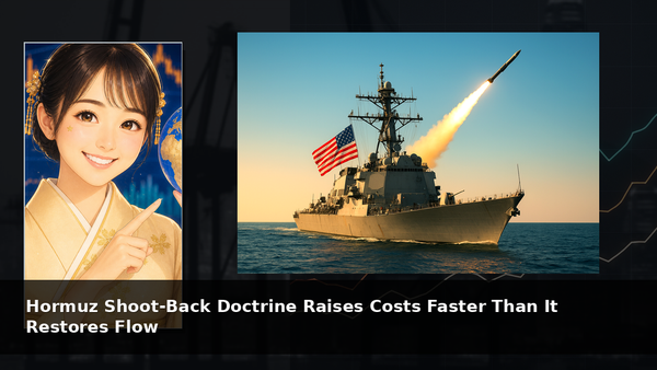 Hormuz Shoot‑Back Doctrine Raises Costs Faster Than It Restores Flow