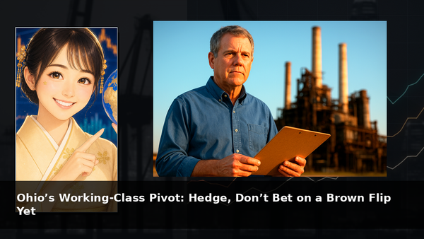 Ohio’s Working-Class Pivot: Hedge, Don’t Bet on a Brown Flip Yet