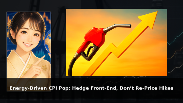 Energy-Driven CPI Pop: Hedge Front-End, Don’t Re‑Price Hikes