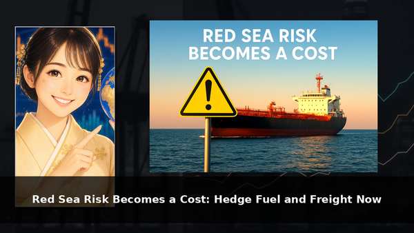 Red Sea Risk Becomes a Cost: Hedge Fuel and Freight Now