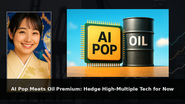 AI Pop Meets Oil Premium: Hedge High‑Multiple Tech for Now