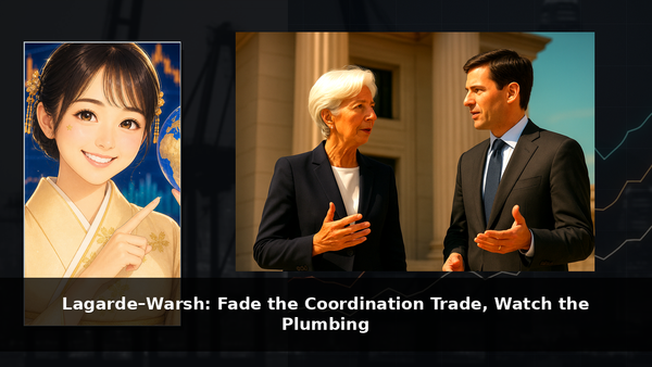 Lagarde–Warsh: Fade the Coordination Trade, Watch the Plumbing
