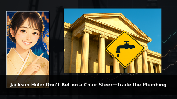 Jackson Hole: Don’t Bet on a Chair Steer—Trade the Plumbing
