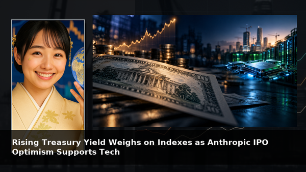 Rising Treasury Yield Weighs on Indexes as Anthropic IPO Optimism Supports Tech
