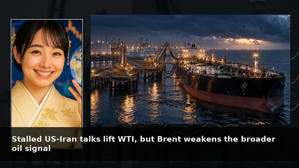 Stalled US-Iran talks lift WTI, but Brent weakens the broader oil signal