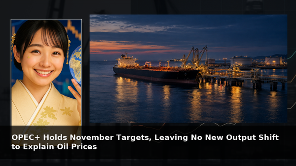 OPEC+ Holds November Targets, Leaving No New Output Shift to Explain Oil Prices