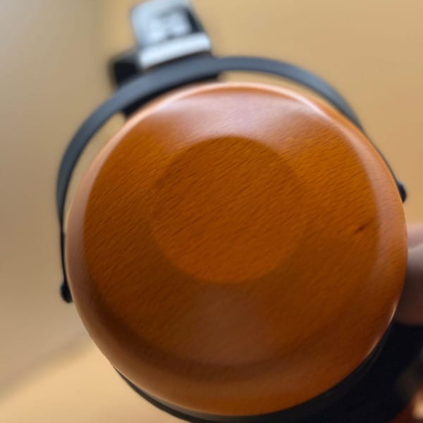 Close up of Beechwood Outer Shell: HIFIMAN Sundara Closed Back