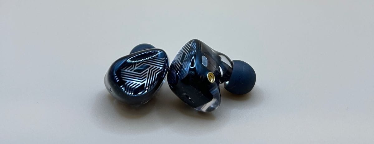 Closeup of FiiO FA19 IEM Shells