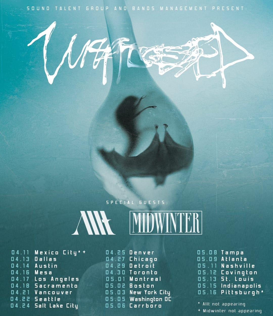 Unprocessed 2026 North American Tour Dates | The Metalverse.net