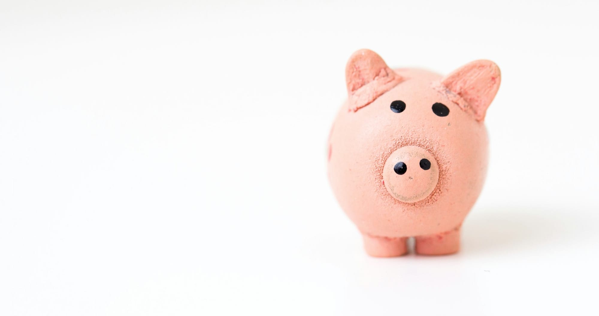 pink pig figurine on white surface