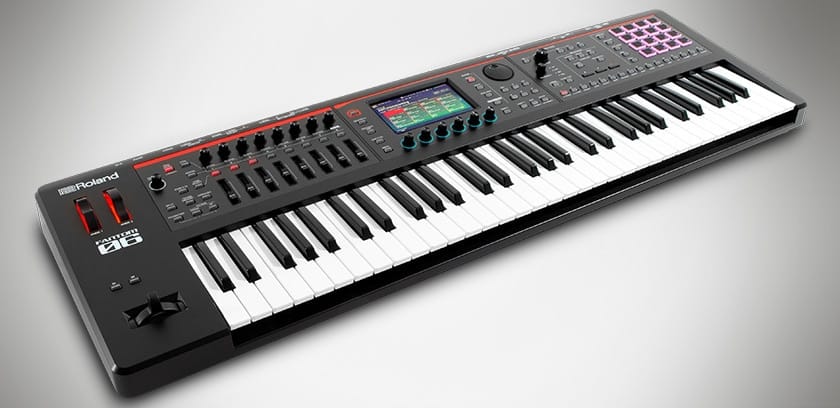 Roland Fantom-06 61-key workstation synthesizer with RGB pads