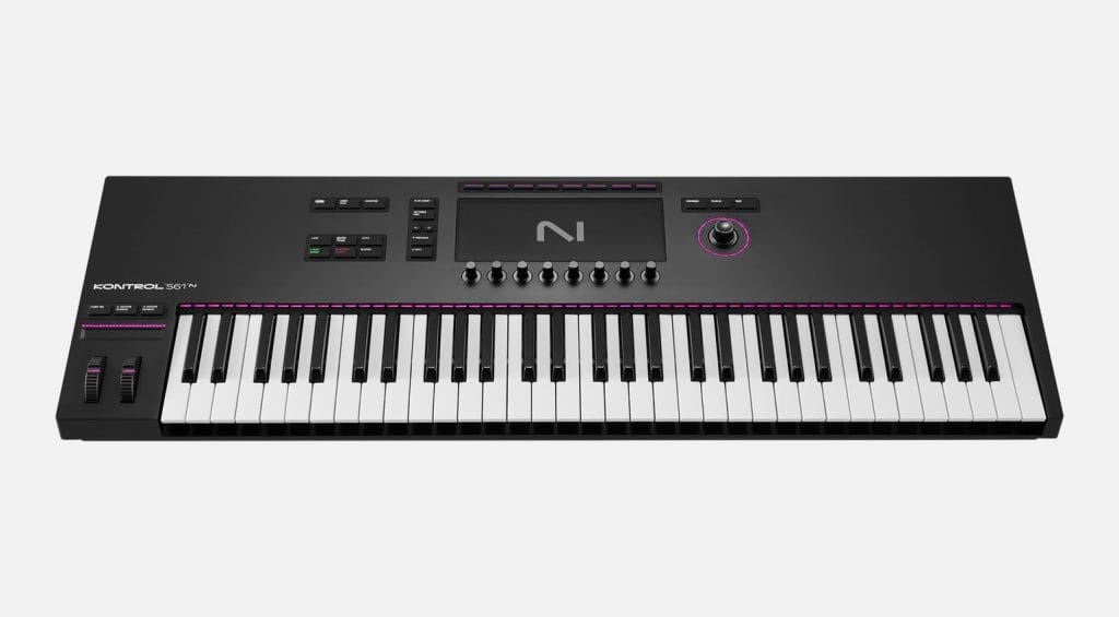 Native Instruments Kontrol S61 MK3 with light guide and color display
