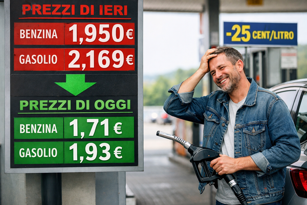 Taglio accise benzina e gasolio: quanto risparmi davvero al distributore dal 19 marzo | Vision Magazine