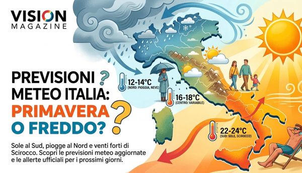 Meteo Italia oggi e prossimi giorni: caldo al Sud, piogge al Nord (previsioni aggiornate)