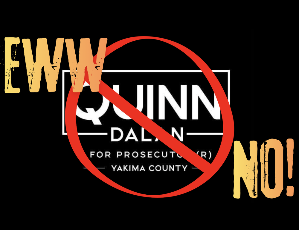 Quinn Dalan Campaign logo that also says Eww No!