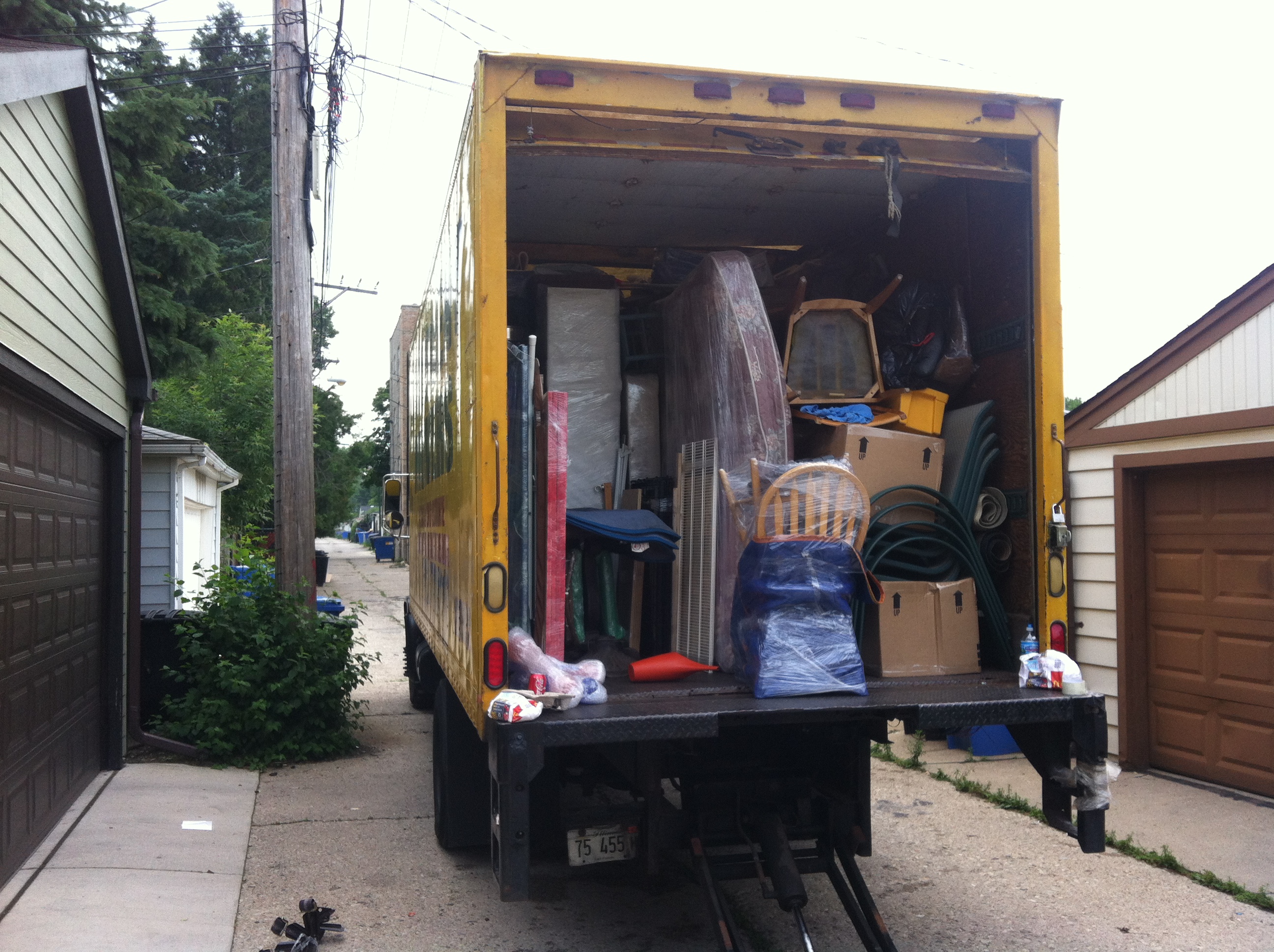 The truck is packed!